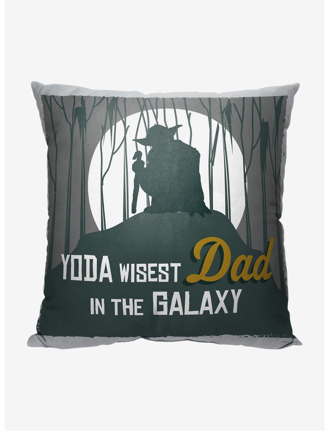 Star Wars Classic Yoda Best Dad Printed Throw Pillow, , hi-res