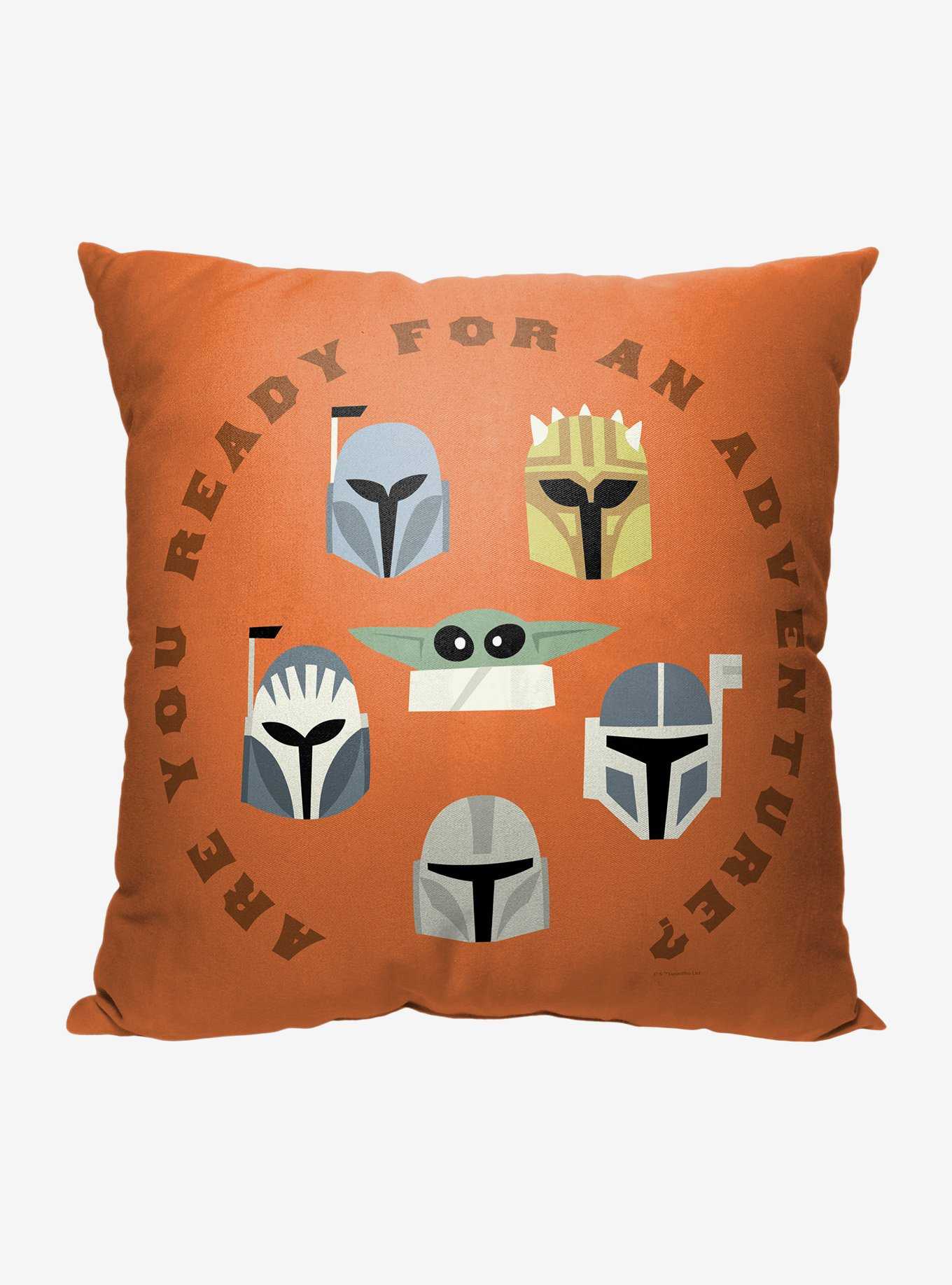 Star Wars The Mandalorian Adventure With The Mandos Printed Pillow, , hi-res