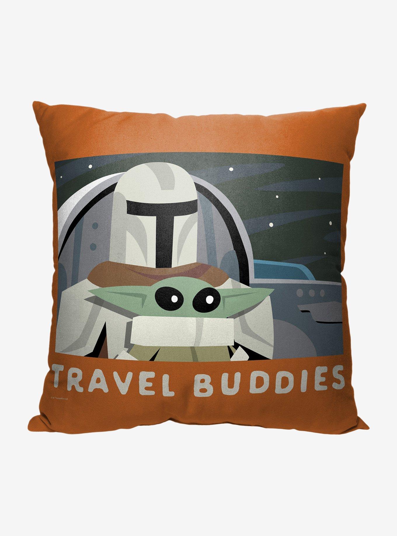 Star Wars The Mandalorian Traveling Buddies Printed Pillow