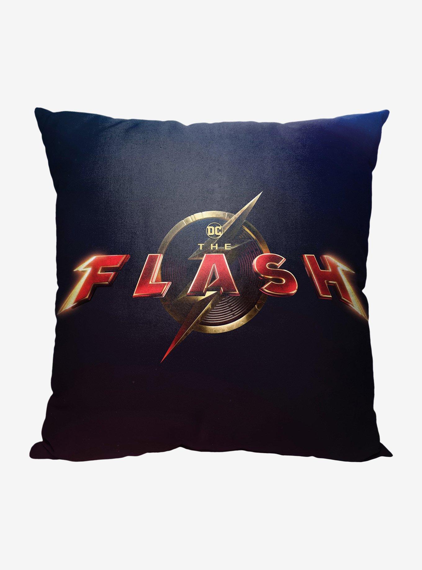 DC The Flash Movie Title Printed Pillow