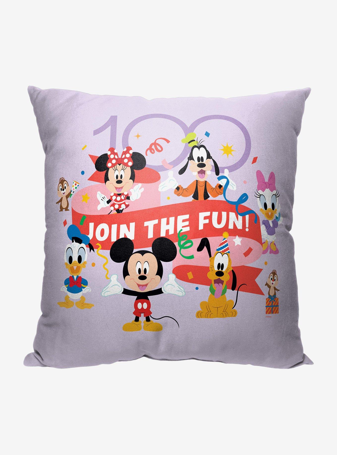 Disney100 Mickey Mouse Join The Fun Printed Pillow