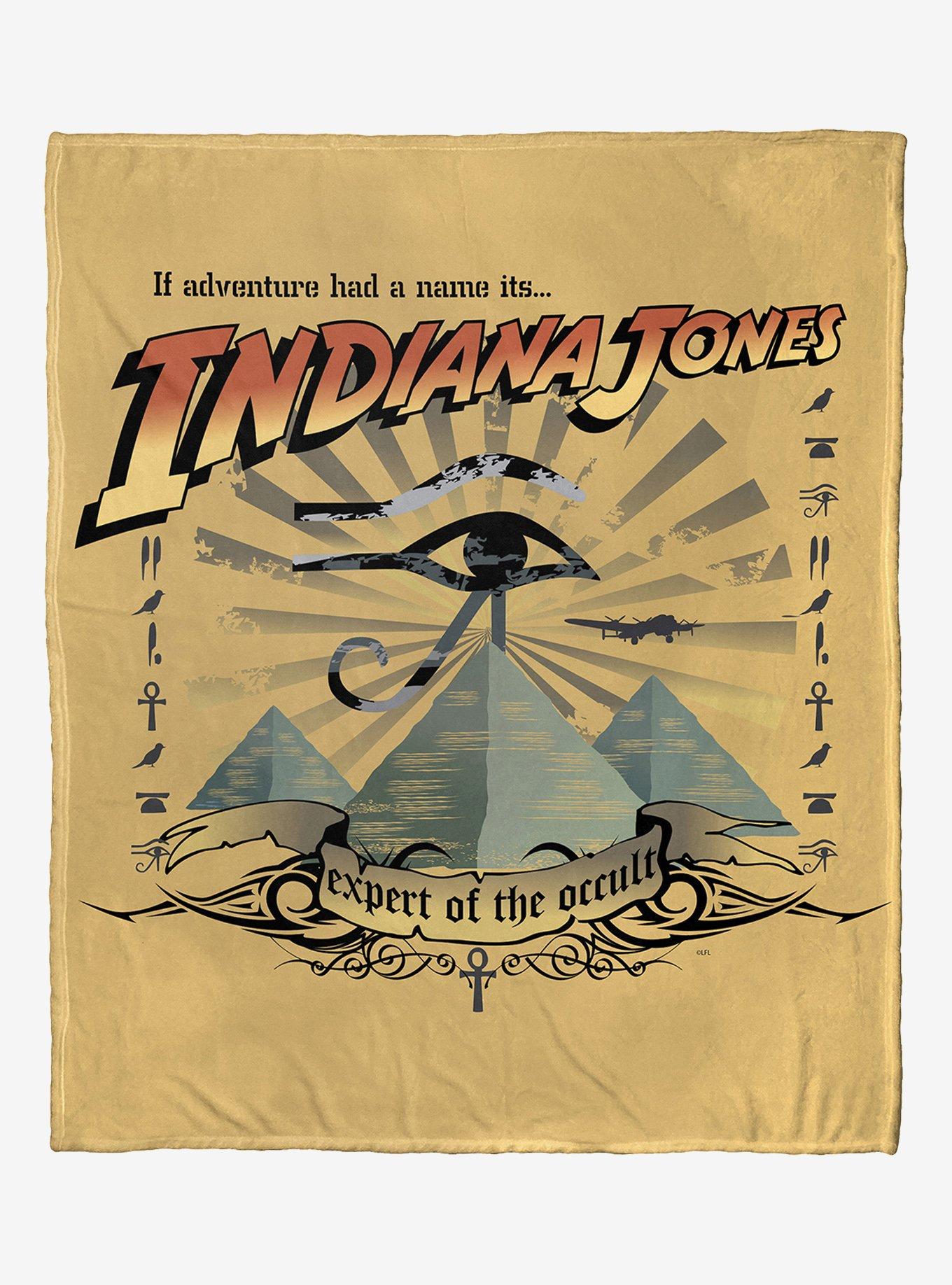 Disney Indiana Jones Expert Of The Occult Silk Touch Throw, , hi-res