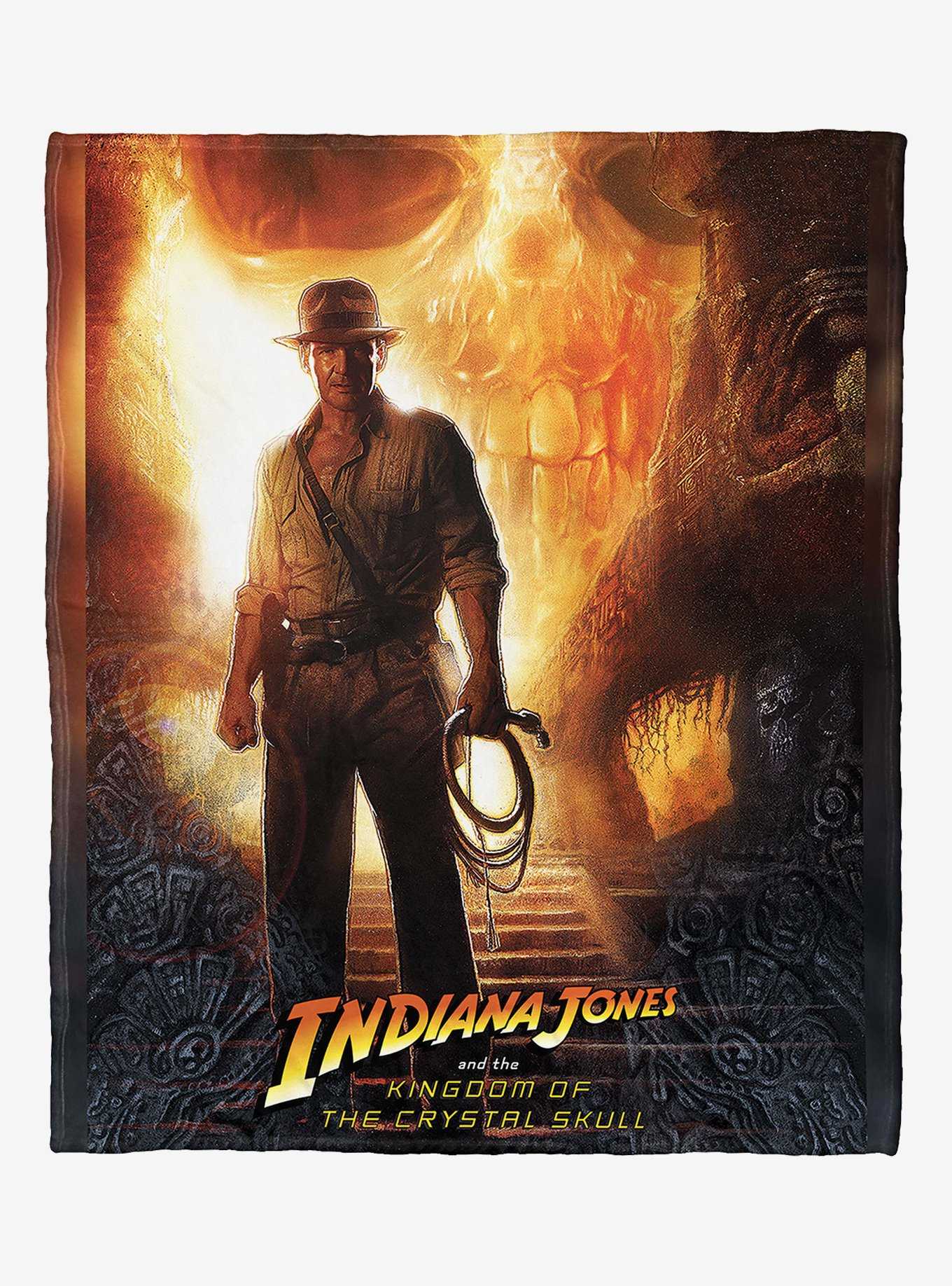 Disney Indiana Jones Kingdom Of The Crystal Skull Silk Touch Throw, , hi-res