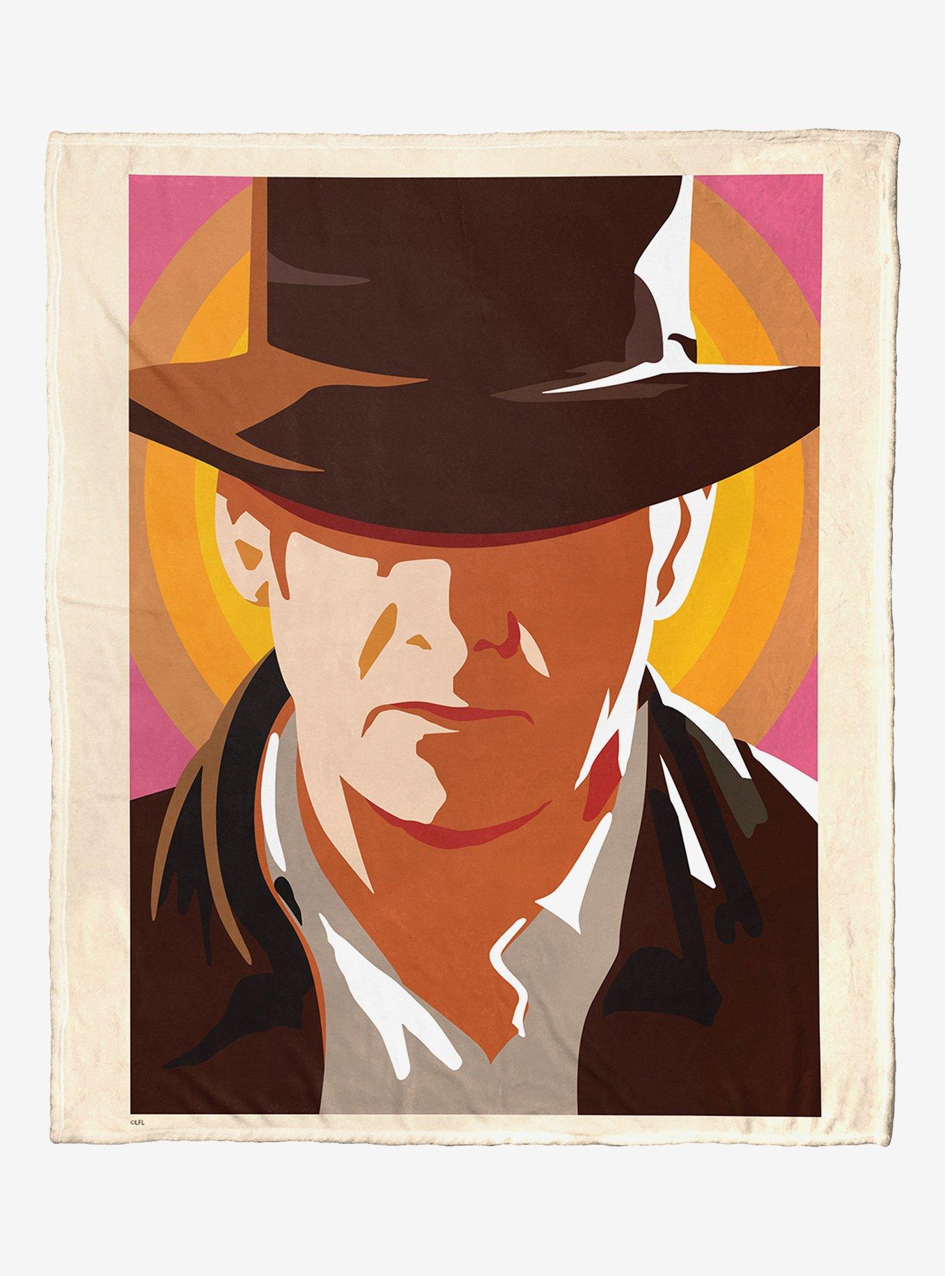 Disney Indiana Jones Dial Of Destiny Pop Art Indy Silk Touch Throw, , hi-res