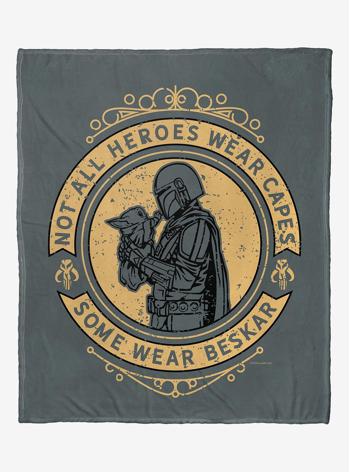 Star Wars The Mandalorian Beskar Silk Touch Throw Blanket, , hi-res