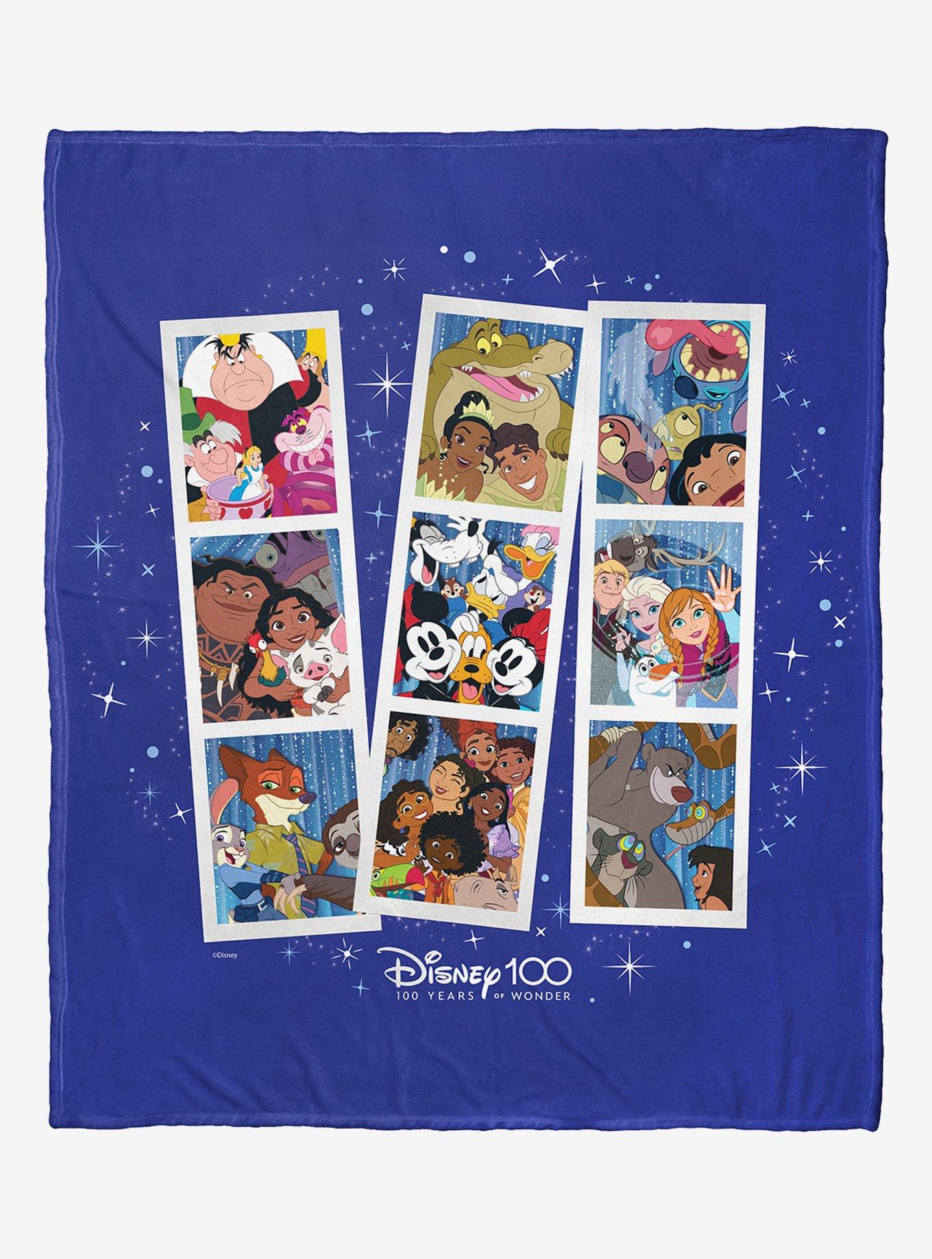 Disney100 Mickey Mouse Photo Strips Silk Touch Throw Blanket, , hi-res