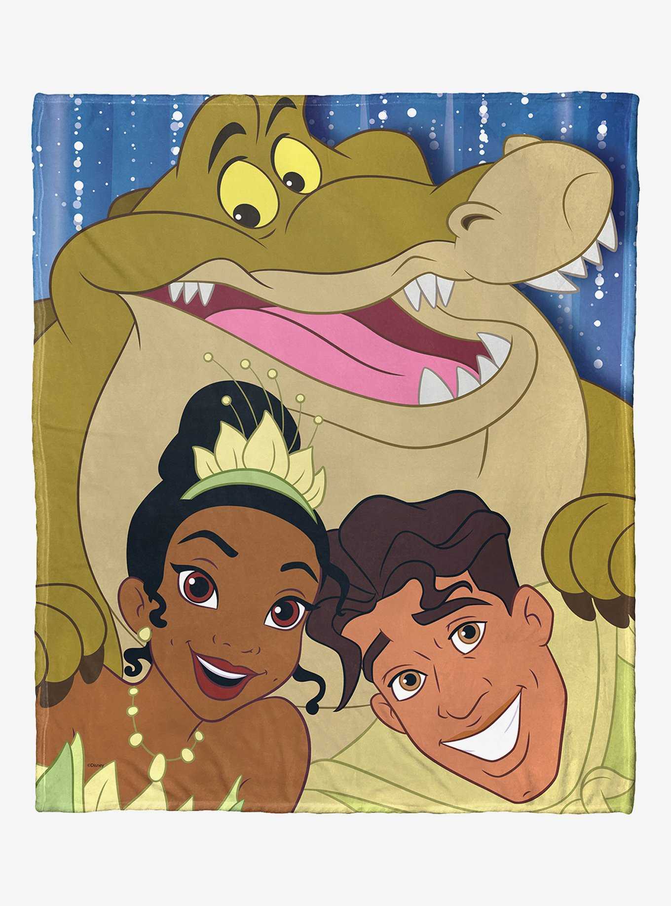 Disney100 The Princess And The Frog Bayou Friends Silk Touch Throw Blanket, , hi-res