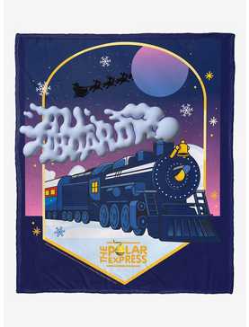 The Polar Express All Aboard Silk Touch Throw Blanket, , hi-res