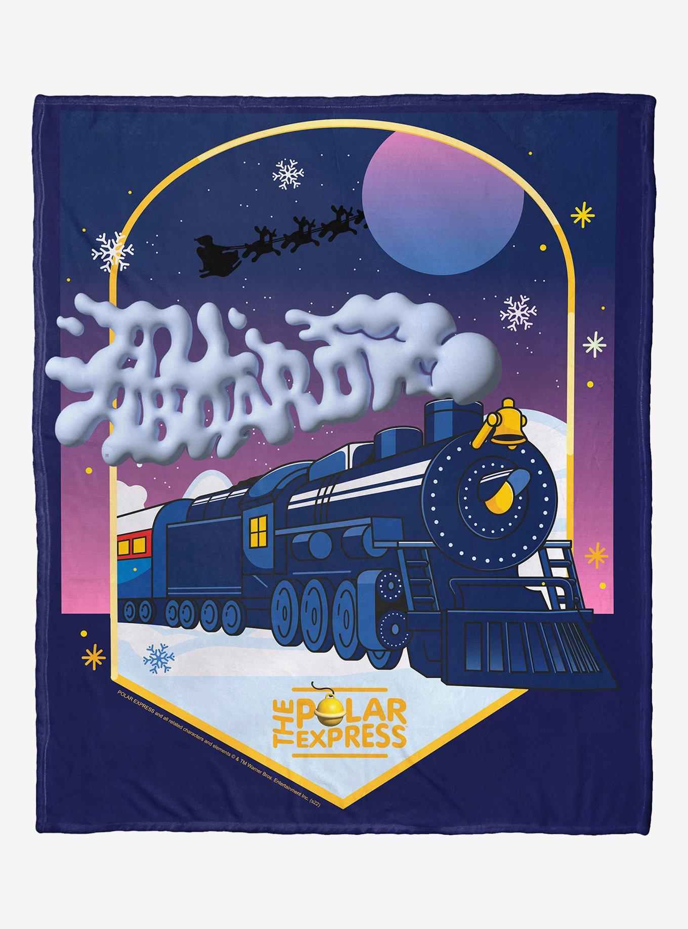 The Polar Express All Aboard Silk Touch Throw Blanket, , hi-res