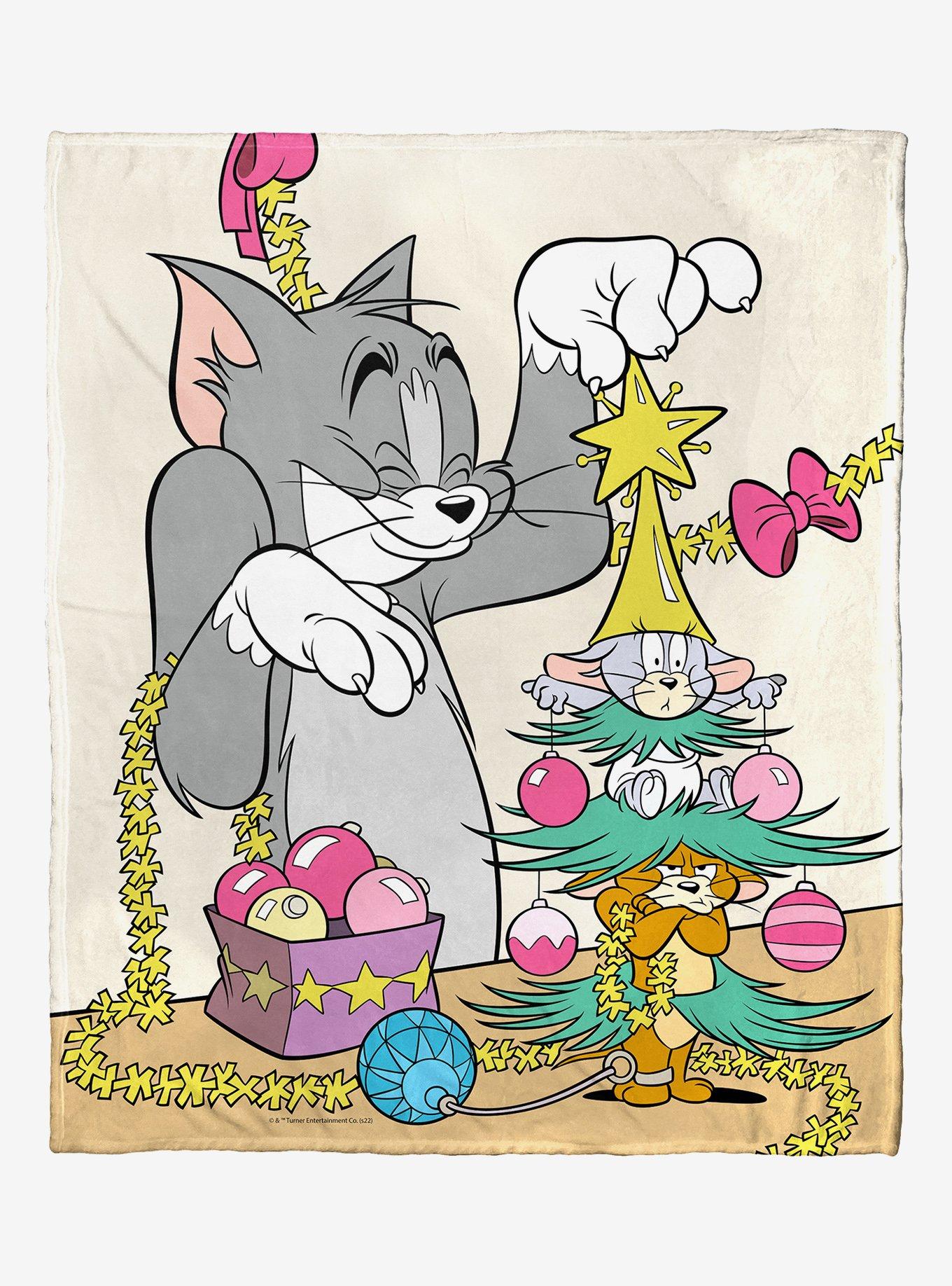 Tom And Jerry Mouse Tree Silk Touch Throw, , hi-res