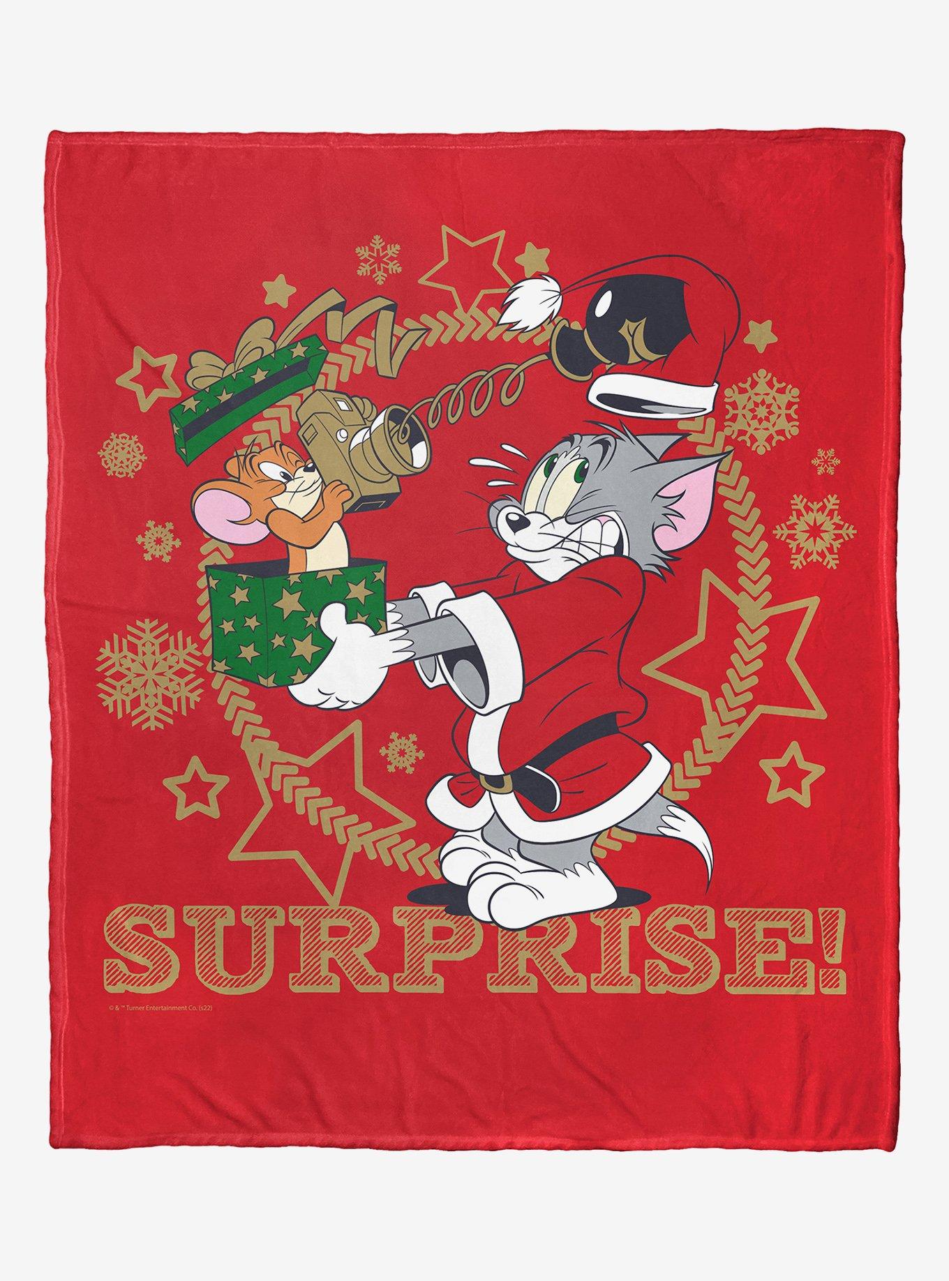 Tom And Jerry Surprise Silk Touch Throw, , hi-res