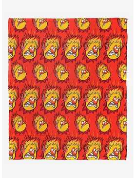 The Year Without A Santa Claus Flaming Mad Silk Touch Throw, , hi-res