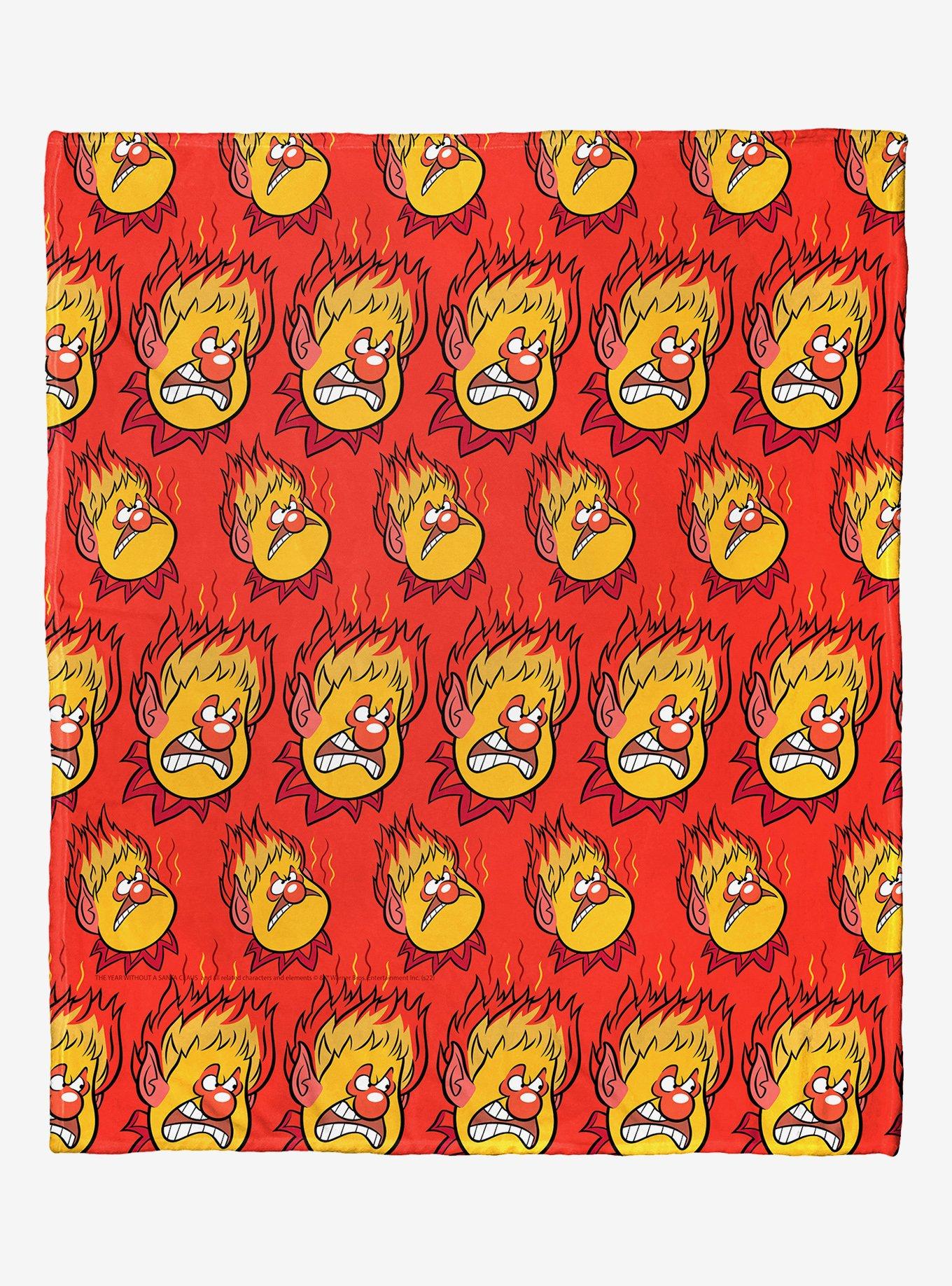 The Year Without A Santa Claus Flaming Mad Silk Touch Throw, , hi-res
