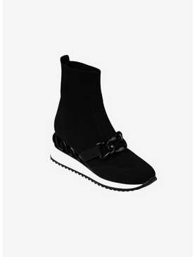 Brooklyn Wedge Sneaker Black, , hi-res