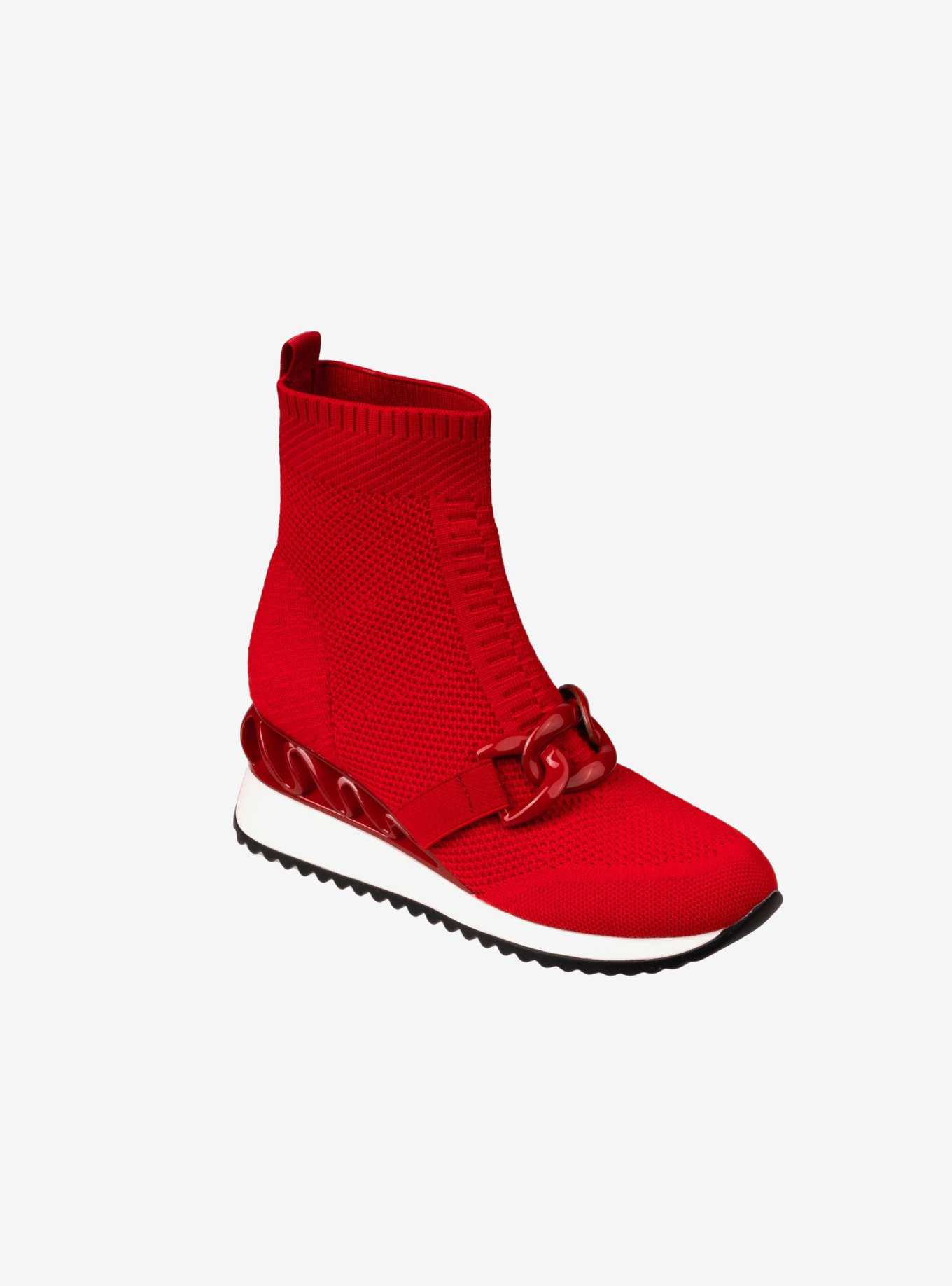 Brooklyn Wedge Sneaker Red, , hi-res
