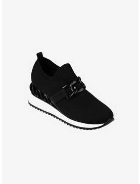 Boston Wedge Sneaker Black, , hi-res