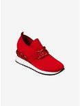 Boston Wedge Sneaker Red, RED, hi-res