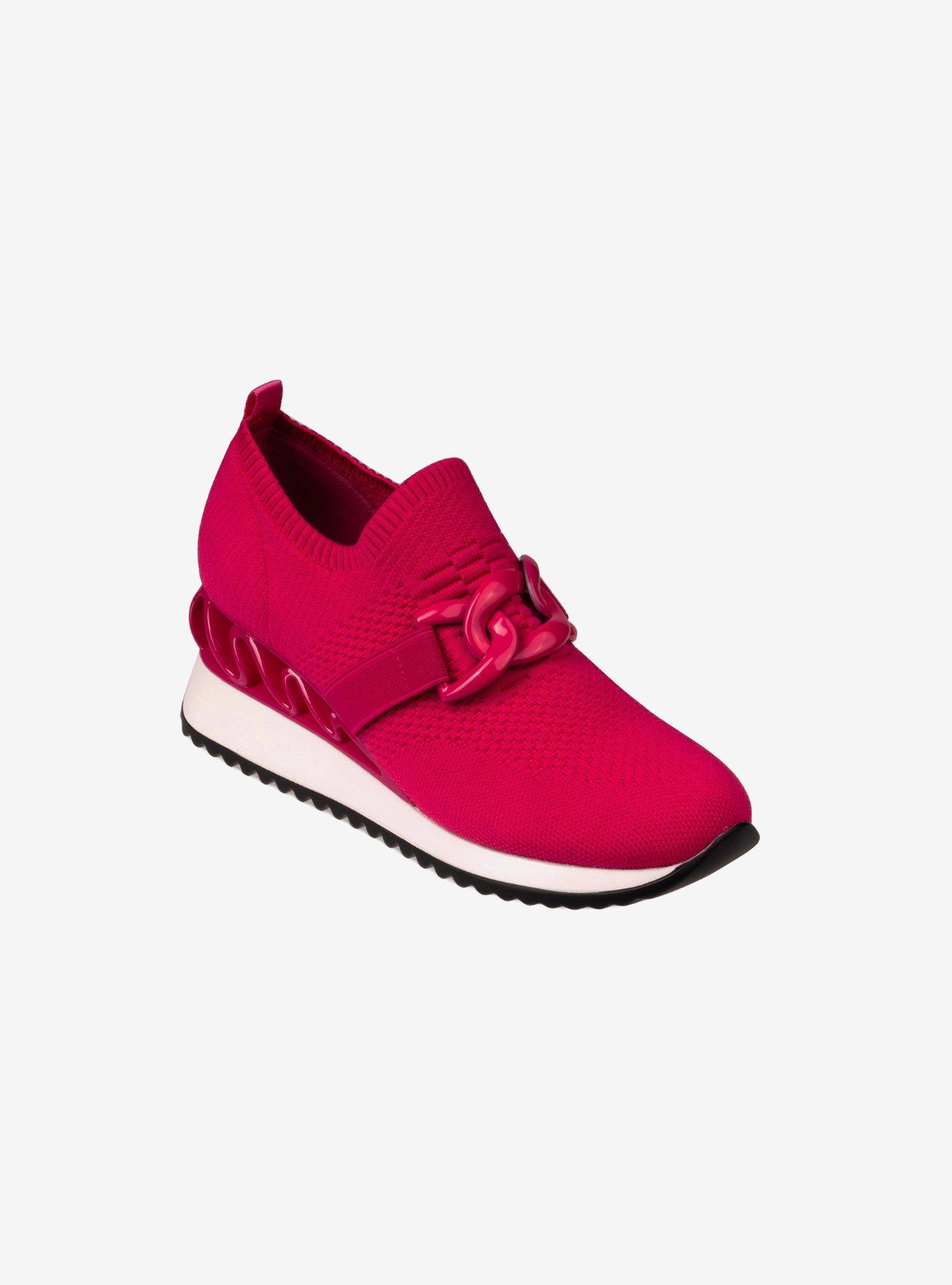 Boston Wedge Sneaker Fuchsia