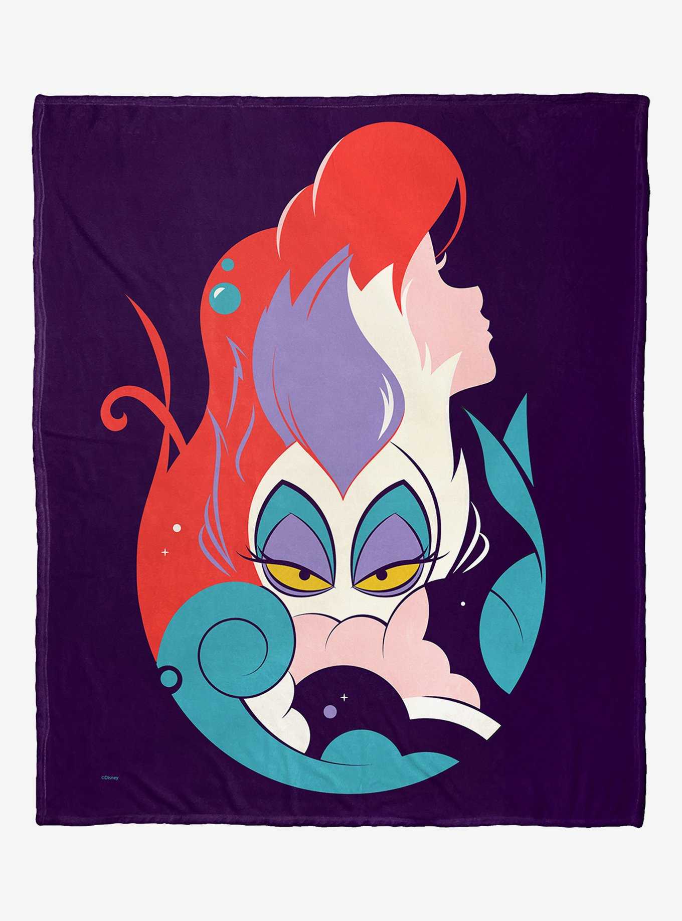 Disney The Little Mermaid Classic Heroine And Villain Silk Touch Throw Blanket, , hi-res