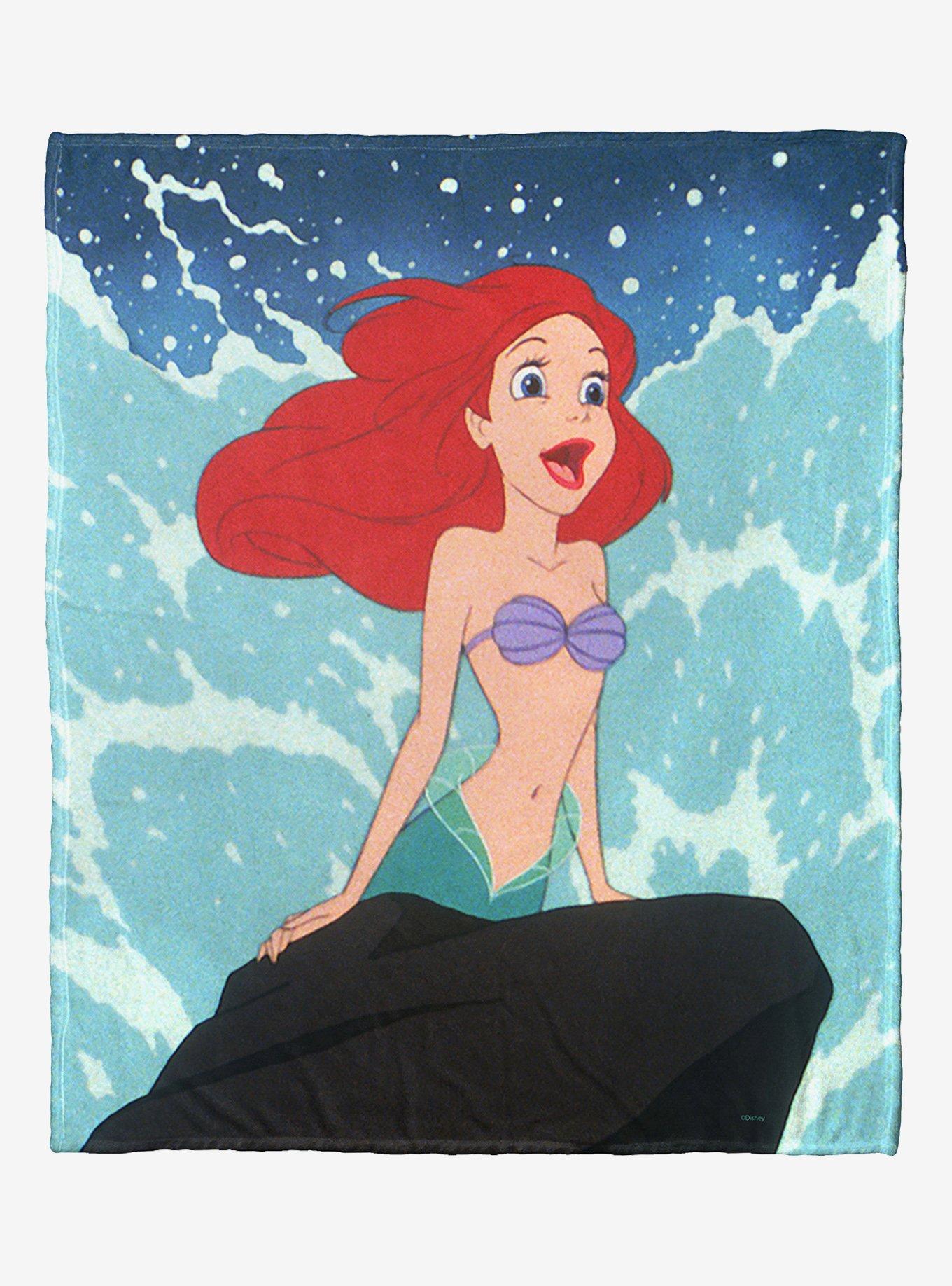 Disney The Little Mermaid Classic Part Of Your World Silk Touch Throw Blanket, , hi-res