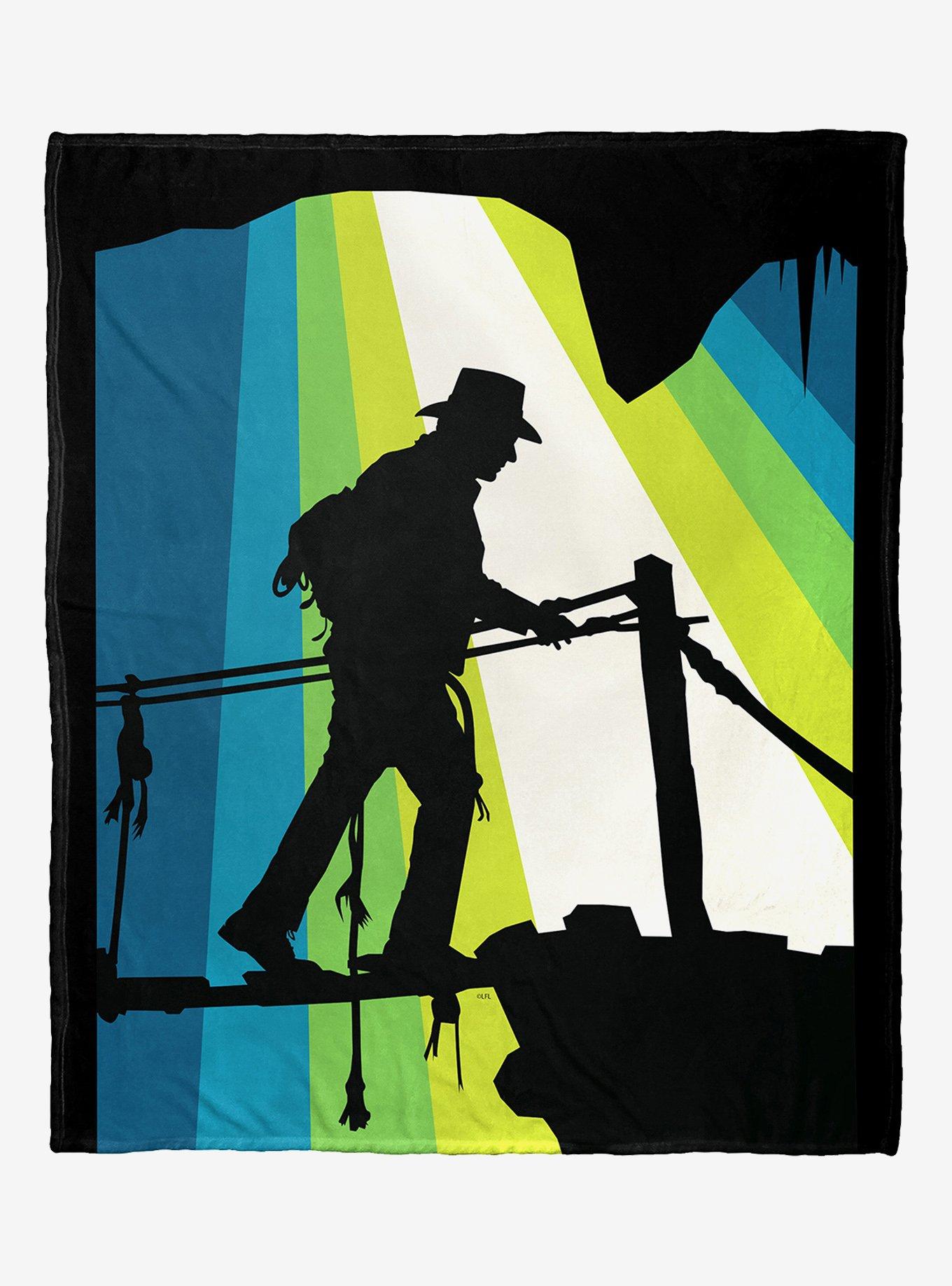 Disney Indiana Jones Dial Of Destiny Mind The Gap Silk Touch Throw, , hi-res