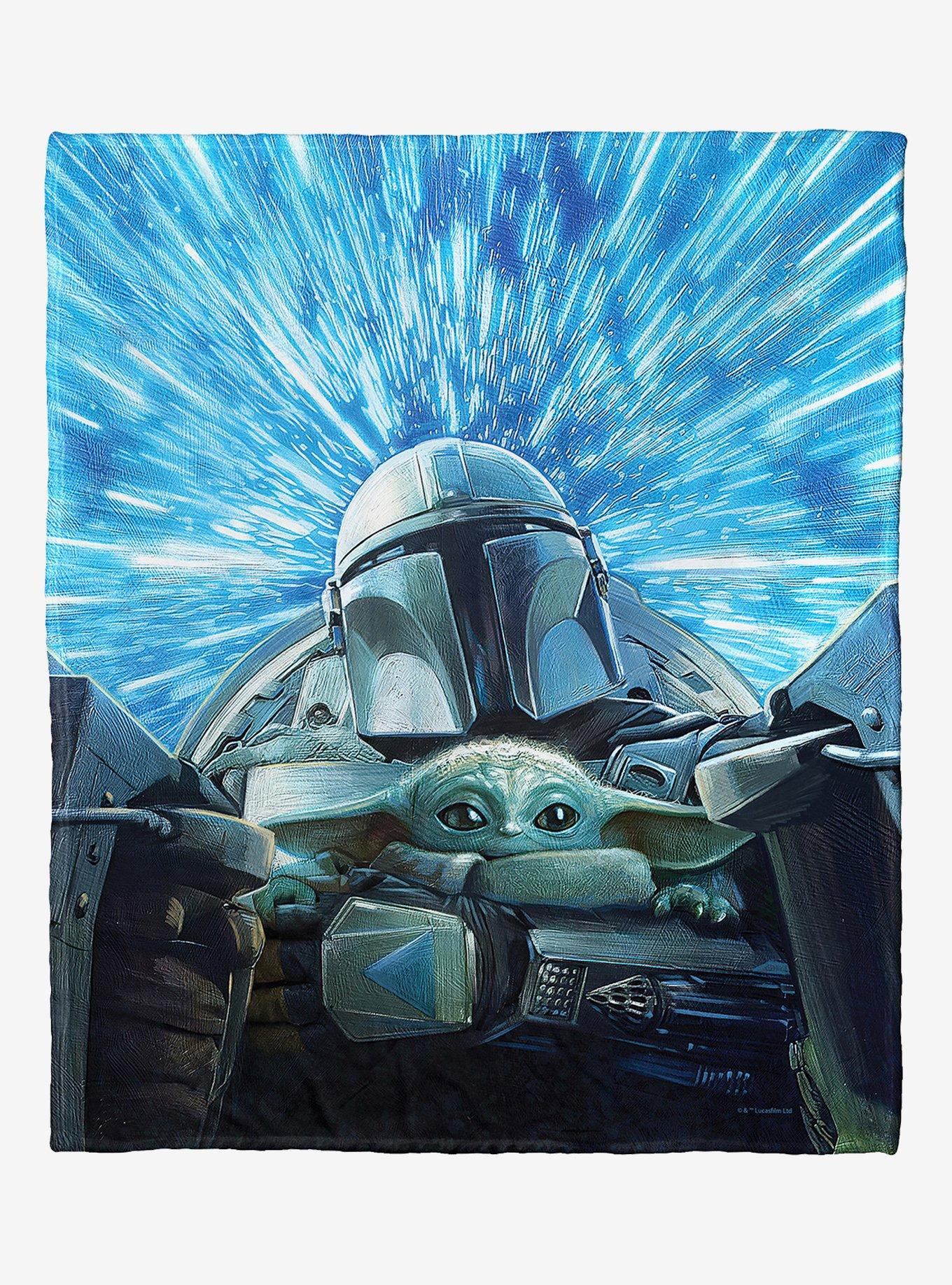 Star Wars The Mandalorian Hyperspeed Silk Touch Throw, , hi-res