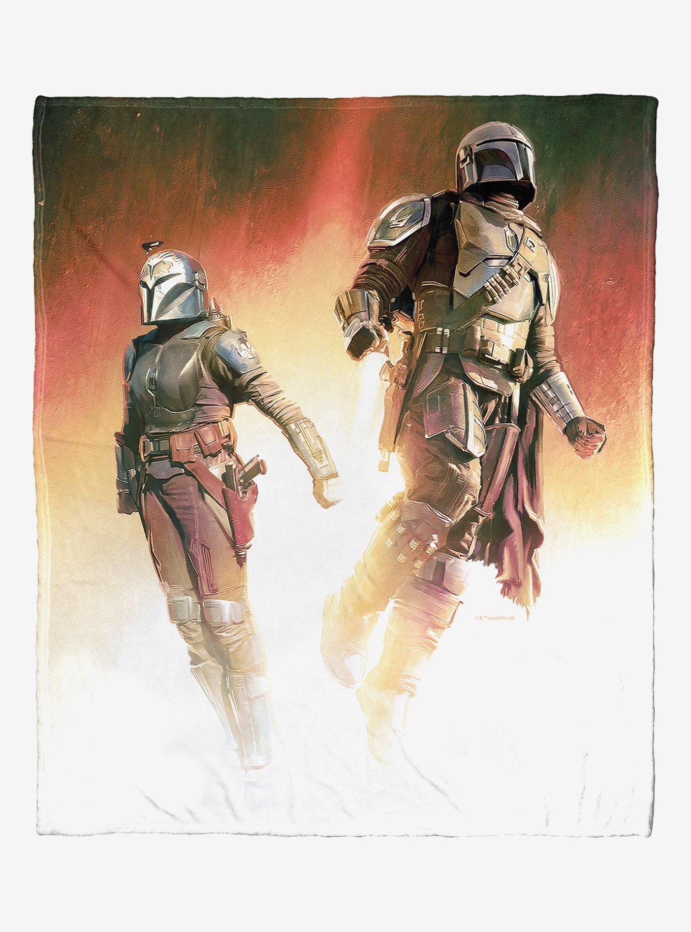 Star Wars The Mandalorian Take Flight Silk Touch Throw, , hi-res