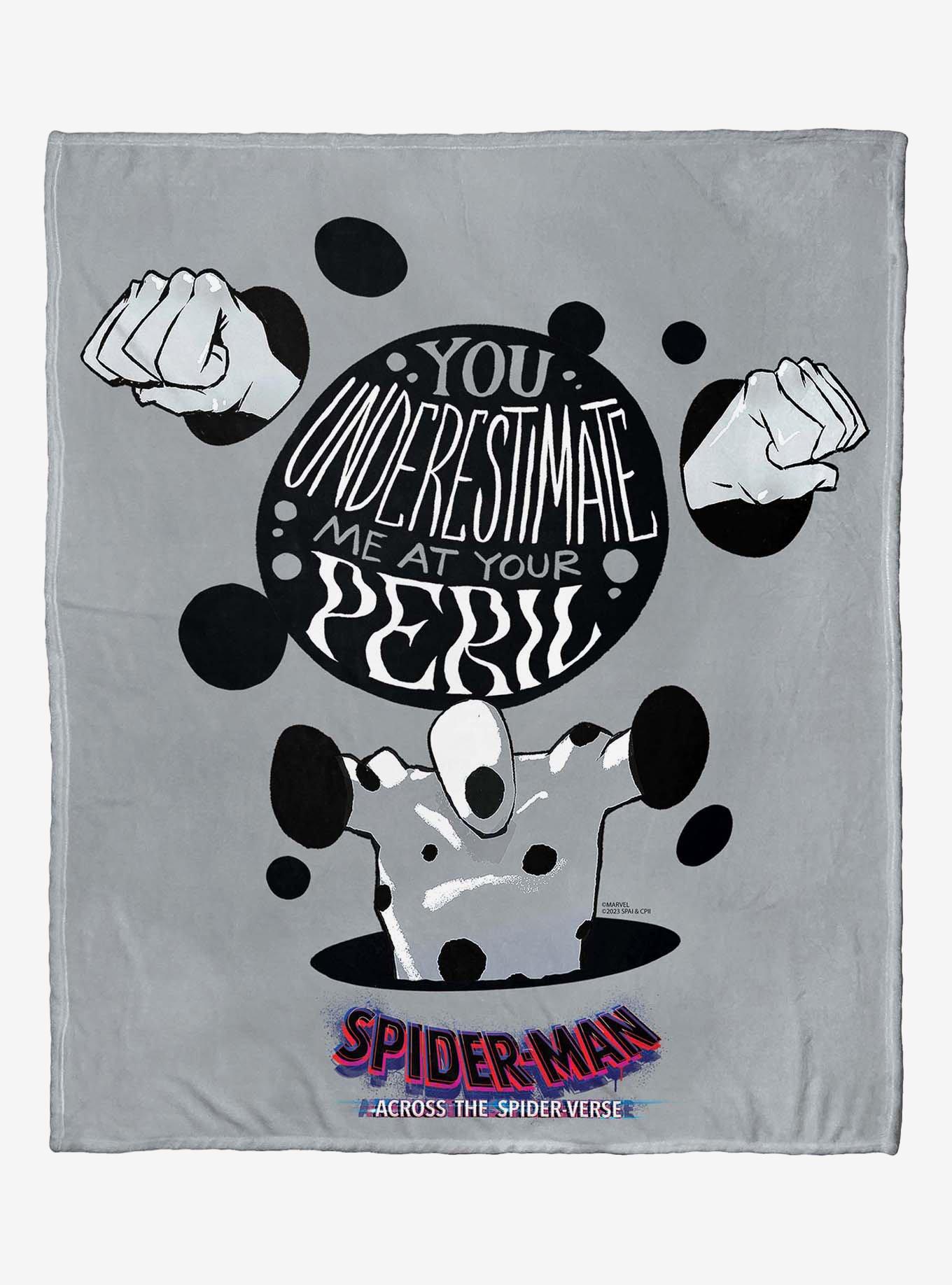 Marvel Spider-Man Across The Spiderverse At Your Peril Silk Touch Throw Blanket, , hi-res