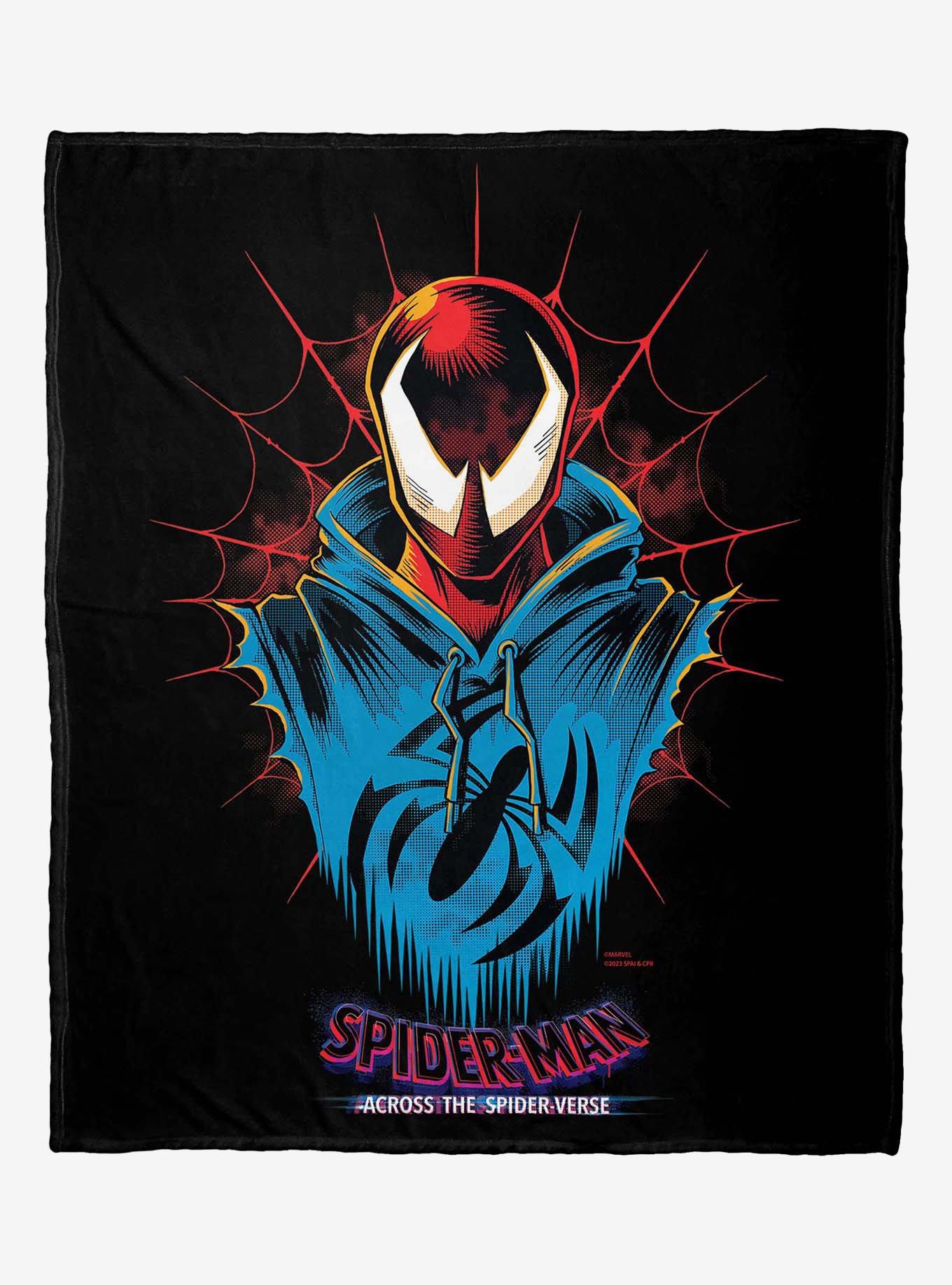 Marvel Spider-Man Across The Spiderverse Ben Reilly Silk Touch Throw Blanket