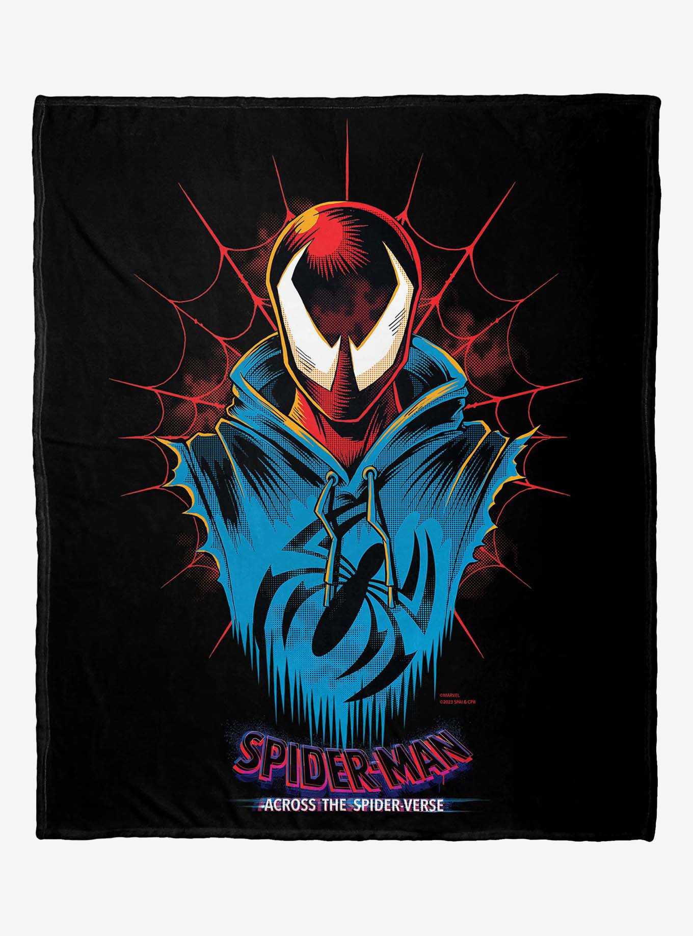 Marvel Spider-Man Across The Spiderverse Ben Reilly Silk Touch Throw Blanket, , hi-res