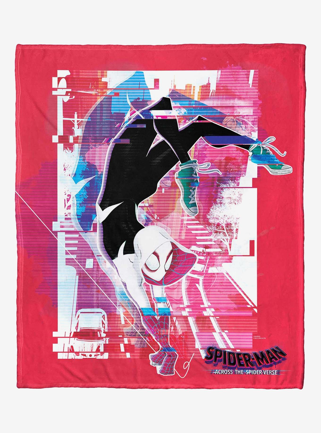 Marvel Spider-Man Across The Spiderverse Gwen Swing Silk Touch Throw Blanket, , hi-res