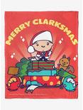 National Lampoon's Christmas Vacation Merry Clarkmas Cartoon Silk Touch Throw Blanket, , hi-res