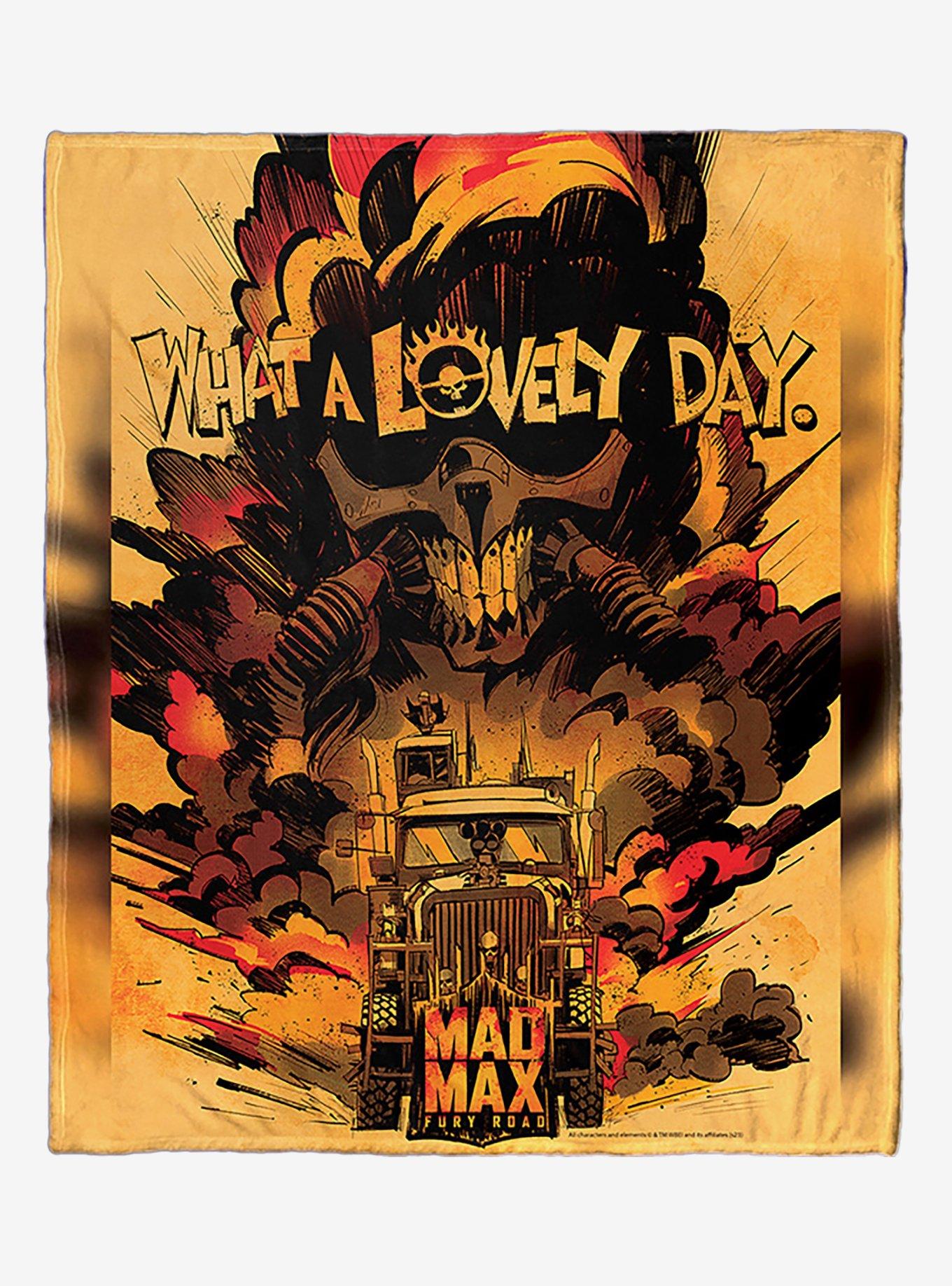 WB 100 Mad Max Fury Road What A Lovely Day Silk Touch Throw, , hi-res