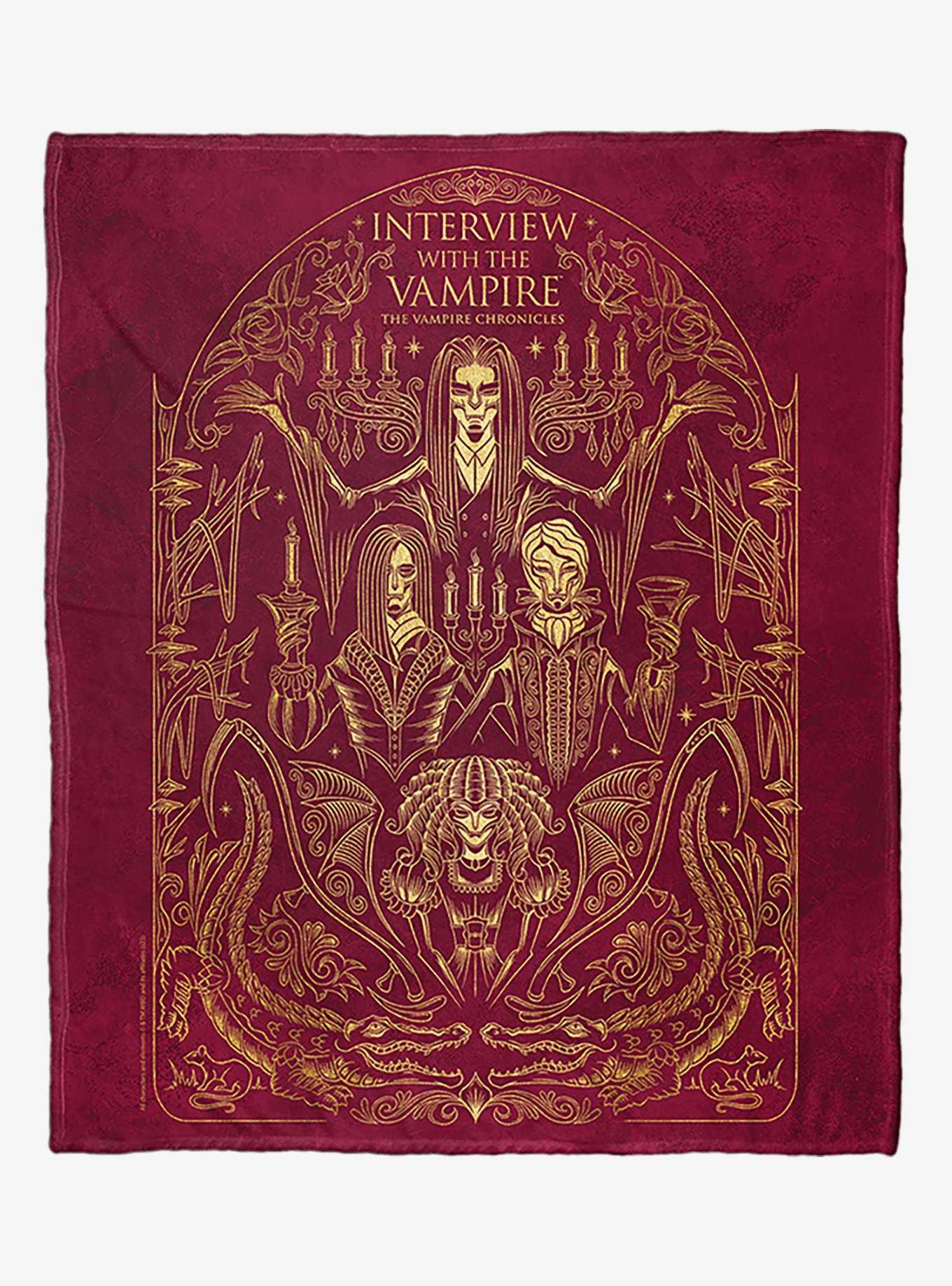 WB 100 Interview With A Vampire Vampire Chronicles Silk Touch Throw, , hi-res