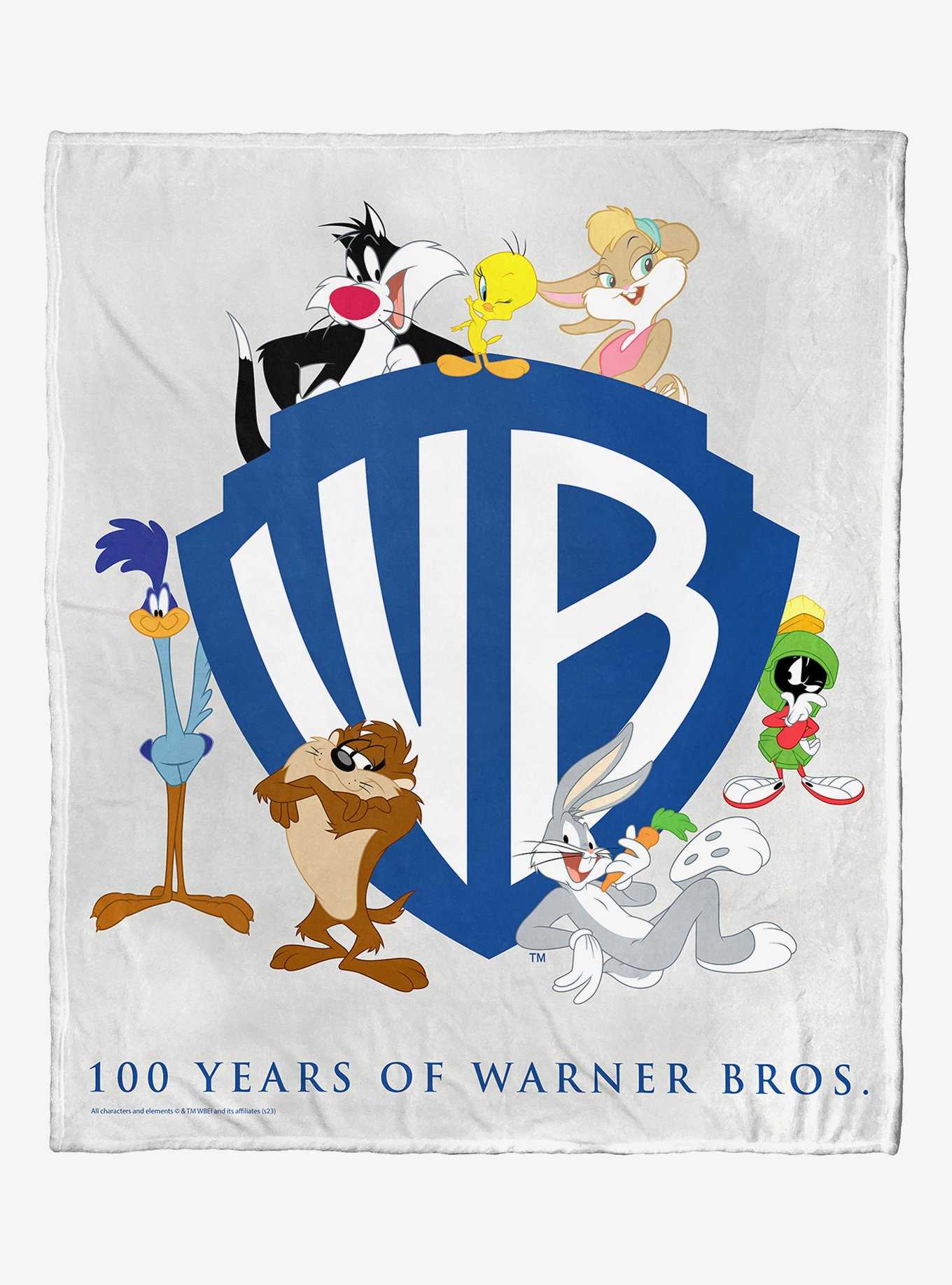WB 100 Looney Tunes Anniversary Silk Touch Throw, , hi-res