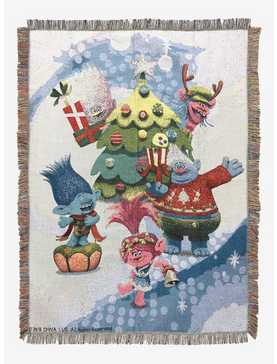 Trolls Holiday Time Woven Tapestry, , hi-res