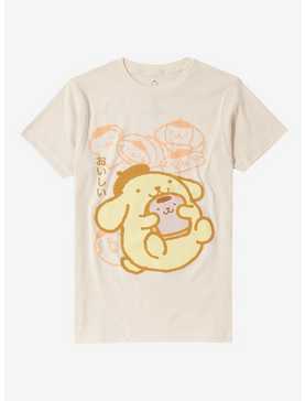 Pompompurin Toast Boyfriend Fit Girls T-Shirt, , hi-res