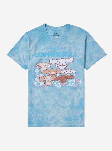 Cinnamoroll Family Strawberry Tie-Dye Boyfriend Fit Girls T