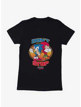 Sonic The Hedgehog Sonic & Knuckles Don't Stop Womens T-Shirt, , hi-res