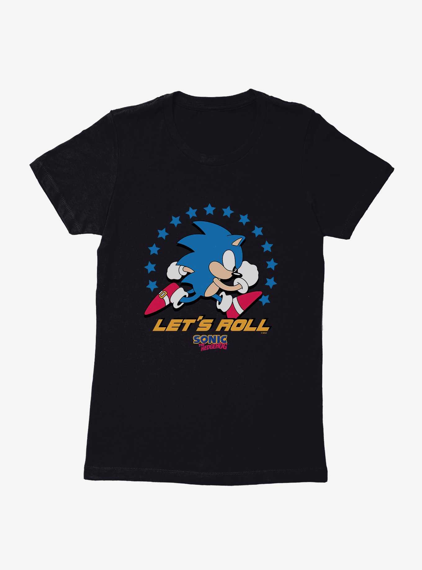 Sonic The Hedgehog Let's Roll Womens T-Shirt, , hi-res