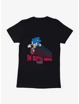 Sonic The Hedgehog Sonic I'm Outta Here Womens T-Shirt, , hi-res