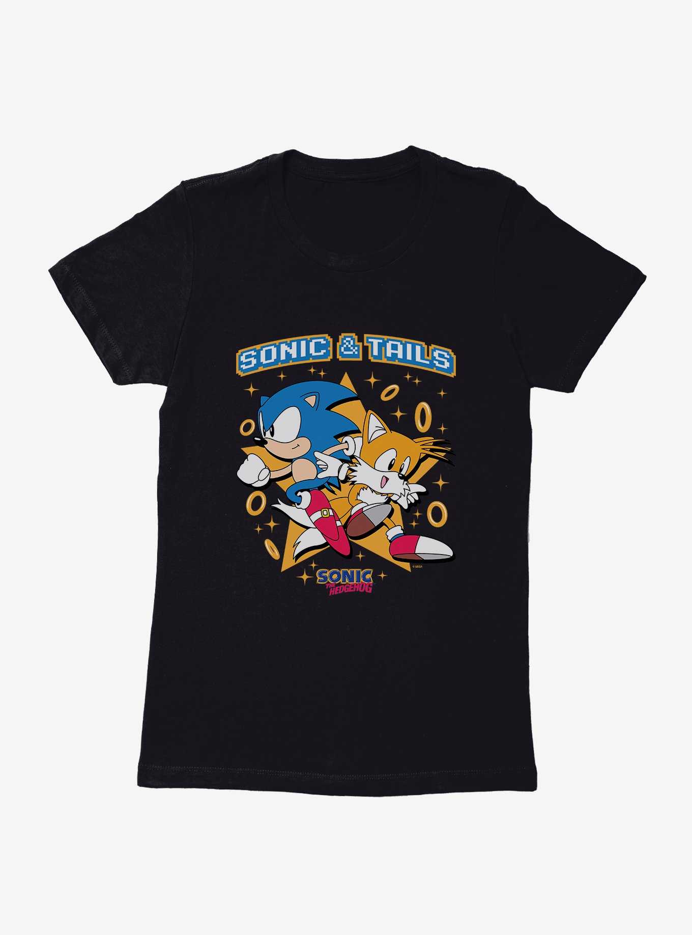 Sonic The Hedgehog Sonic And Tails Rings Womens T-Shirt, , hi-res
