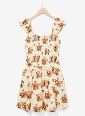 Her Universe Disney Mickey and Friends Western Allover Print Smock Dress - BoxLunch Exclusive