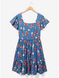 Her Universe Disney Pixar Toy Story Floral Tie Back Plus Size Dress — BoxLunch Exclusive, NAVY, hi-res