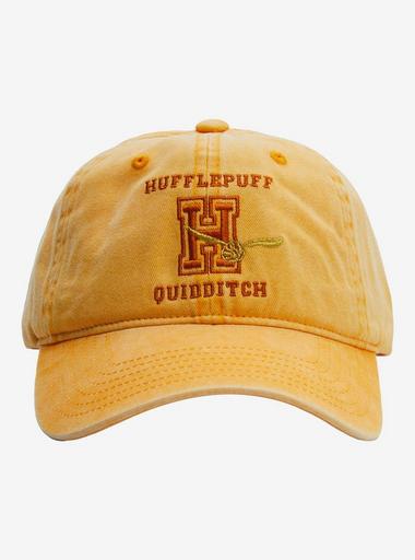 NWT House of Hufflepuff Yellow Hat Ball Cap, Harry Potter, Adjustable Hufflepuff House Baseball Cap | Harry Potter Shop US main image 2