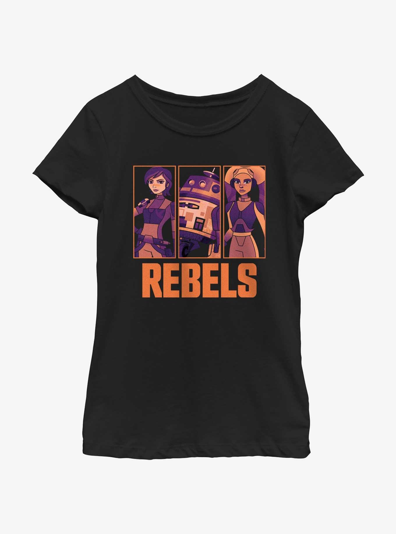 Star Wars: Forces of Destiny Rebels Sabine Chopper and Hera Girls Youth T-Shirt, , hi-res