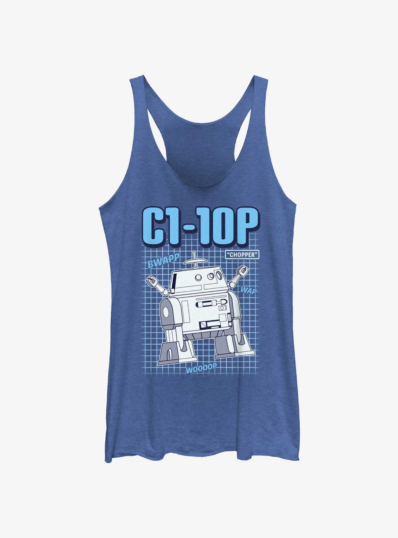 Star Wars: Forces of Destiny Chopper Schematics Womens Tank Top, , hi-res