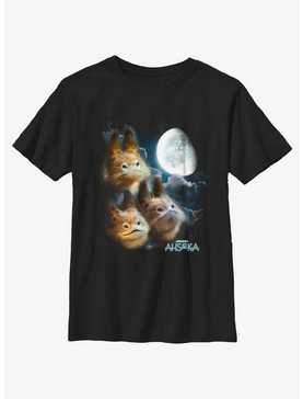 Star Wars Ahsoka Three Loth-Cat Moon Youth T-Shirt, , hi-res