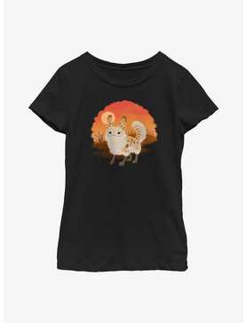 Star Wars Ahsoka Fluffy Loth-Cat Sunset Girls Youth T-Shirt, , hi-res