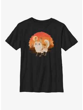 Star Wars Ahsoka Fluffy Loth-Cat Sunset Youth T-Shirt, , hi-res